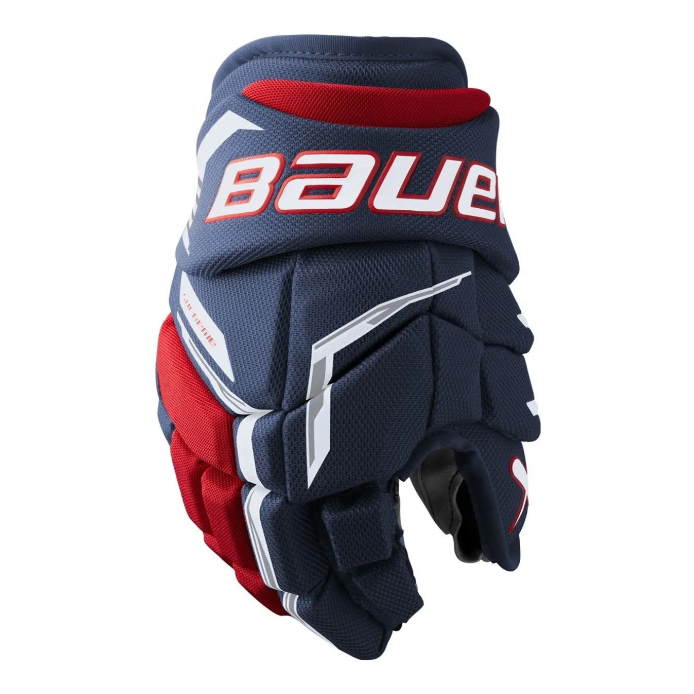 Bauer Hockeyhandskar Supreme Fuse Sr Navy/Red