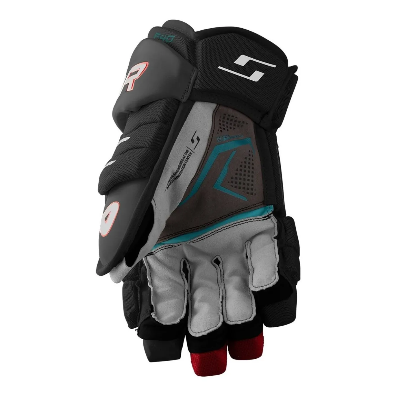 Bauer Hockeyhandskar Supreme F40 Jr Black/Red