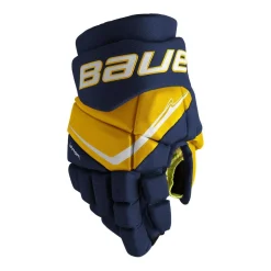 Bauer Hockeyhandskar Vapor Fly40 Jr Navy/Gold