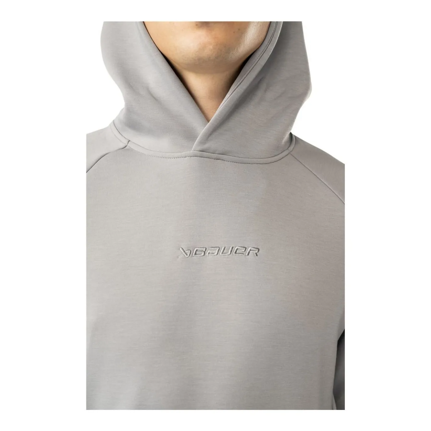 Bauer Hoodie FLC Sr Stone Grey