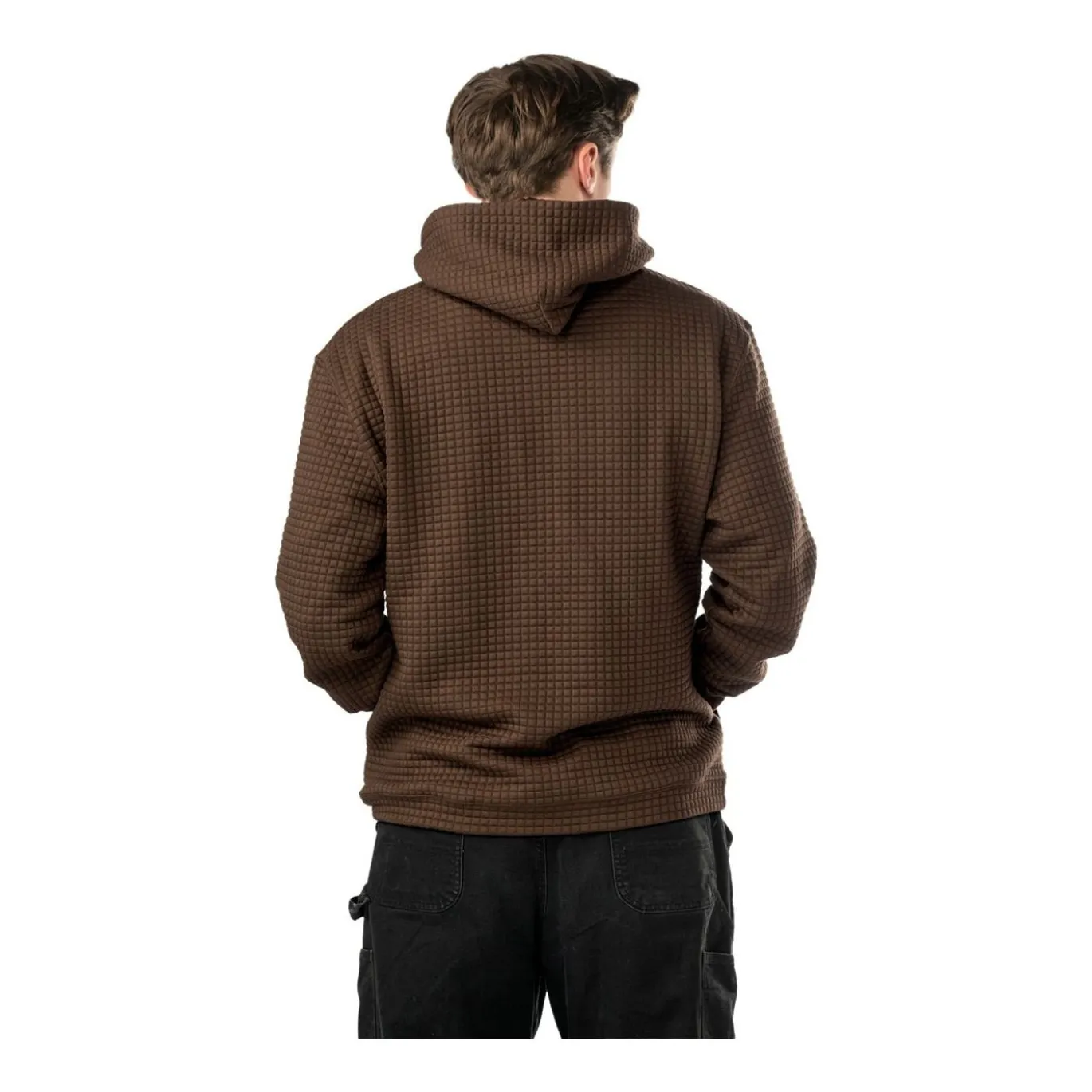 Bauer Hoodie Quilted Sr Brown