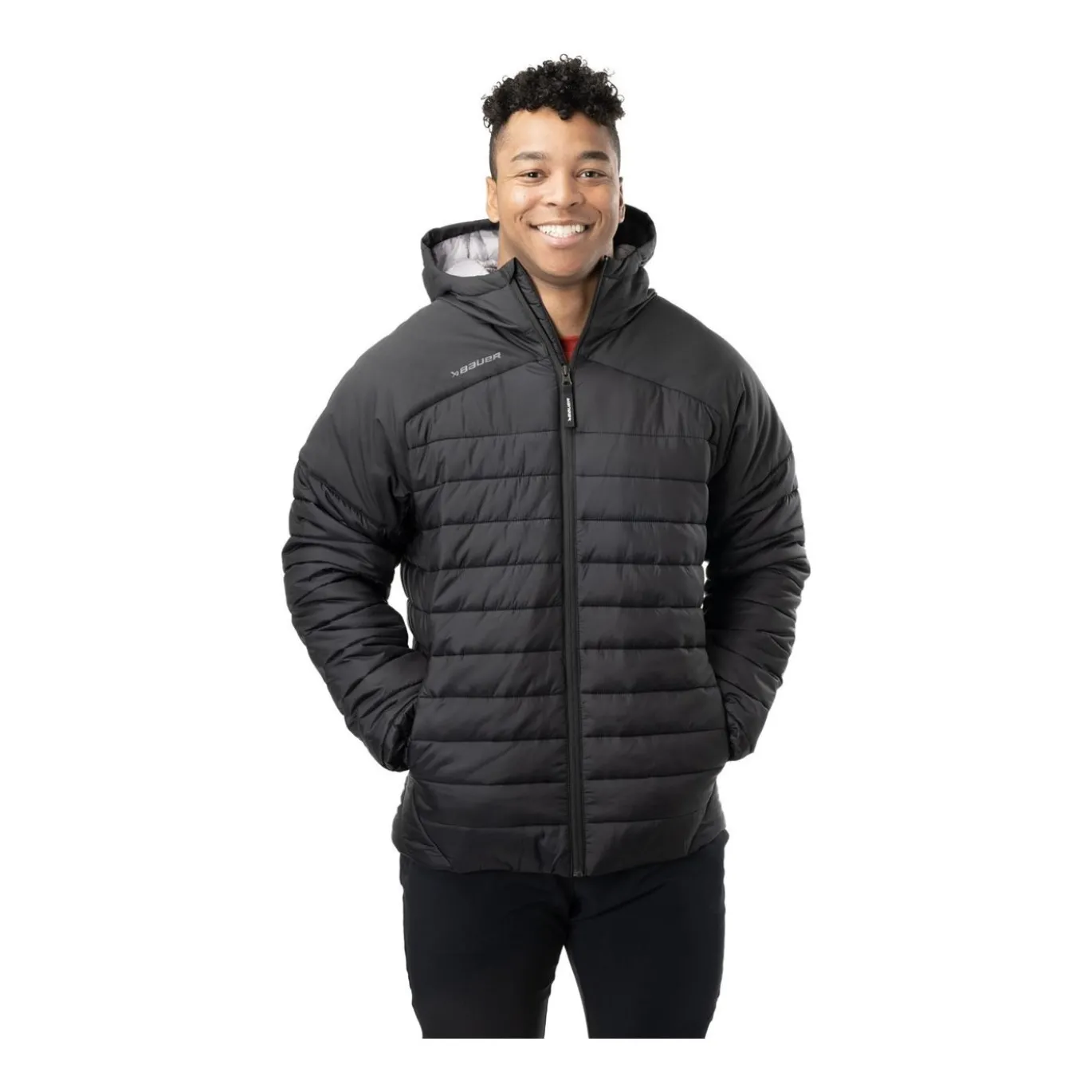 Bauer Jacka Team Puffer Sr Black