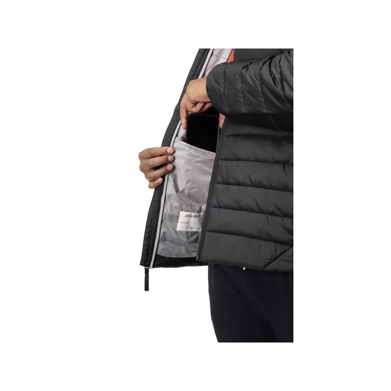 Bauer Jacka Team Puffer Sr Black