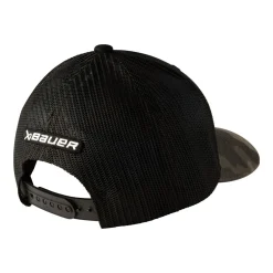 Bauer Keps Curved Brim Camo Snapback Yth Black