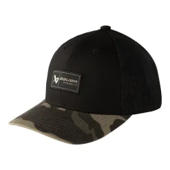 Bauer Keps Curved Brim Camo Snapback Yth Black