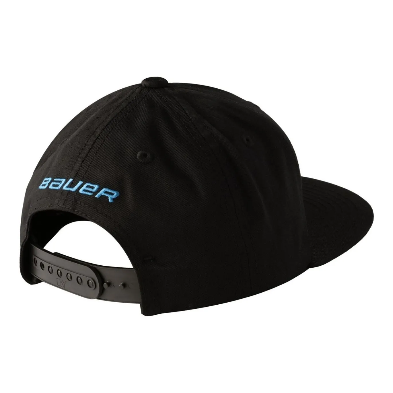 Bauer Keps Flat Brim Snapback Yth Black
