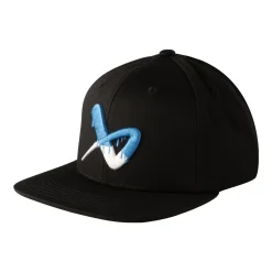 Bauer Keps Flat Brim Snapback Yth Black