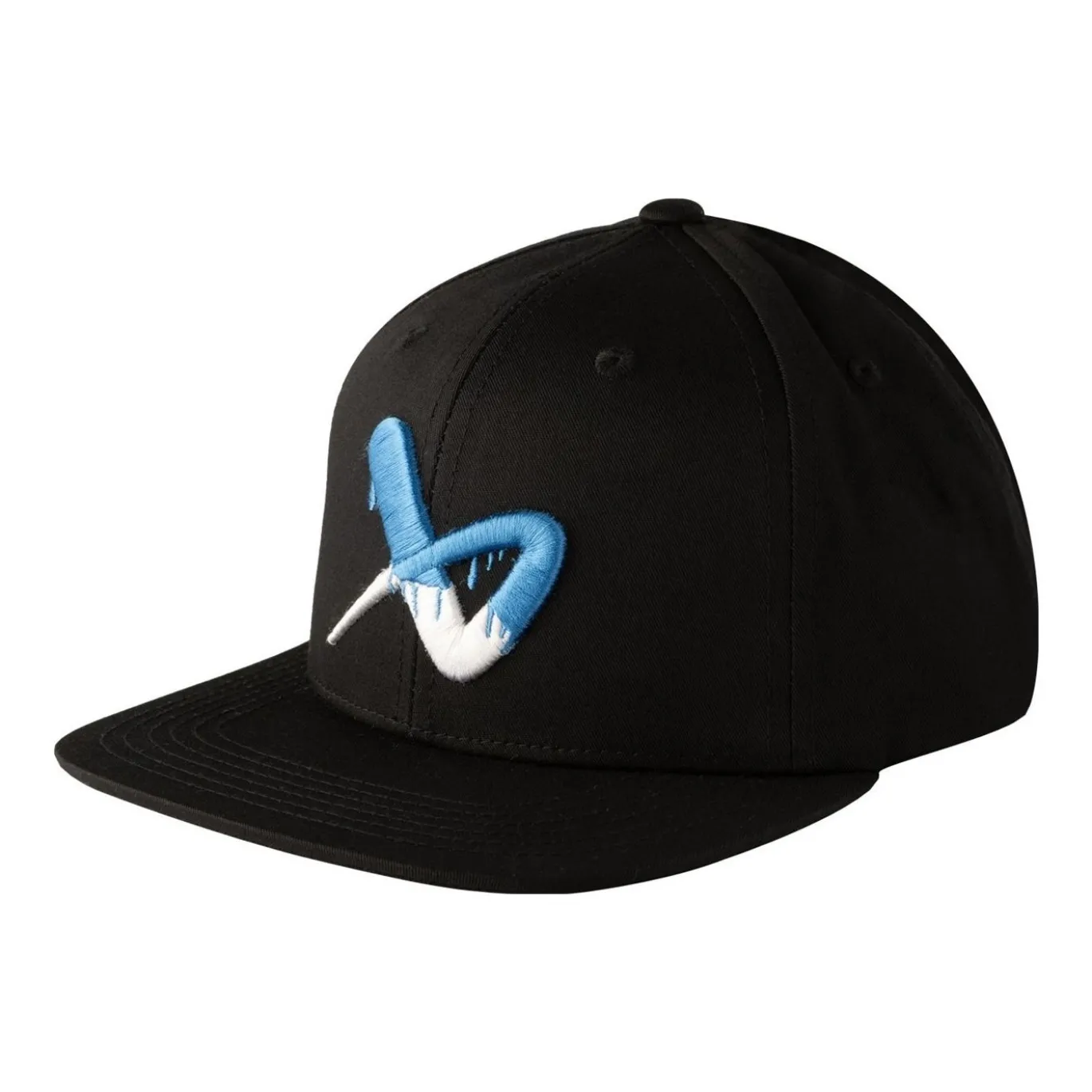 Bauer Keps Flat Brim Snapback Yth Black