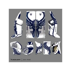 Bauer Målvaktsbenskydd Custom Supreme Shadow Sr - Digital Print