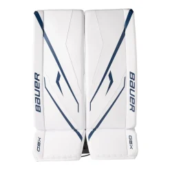 Bauer Målvaktsbenskydd GSX Sr White/Blue