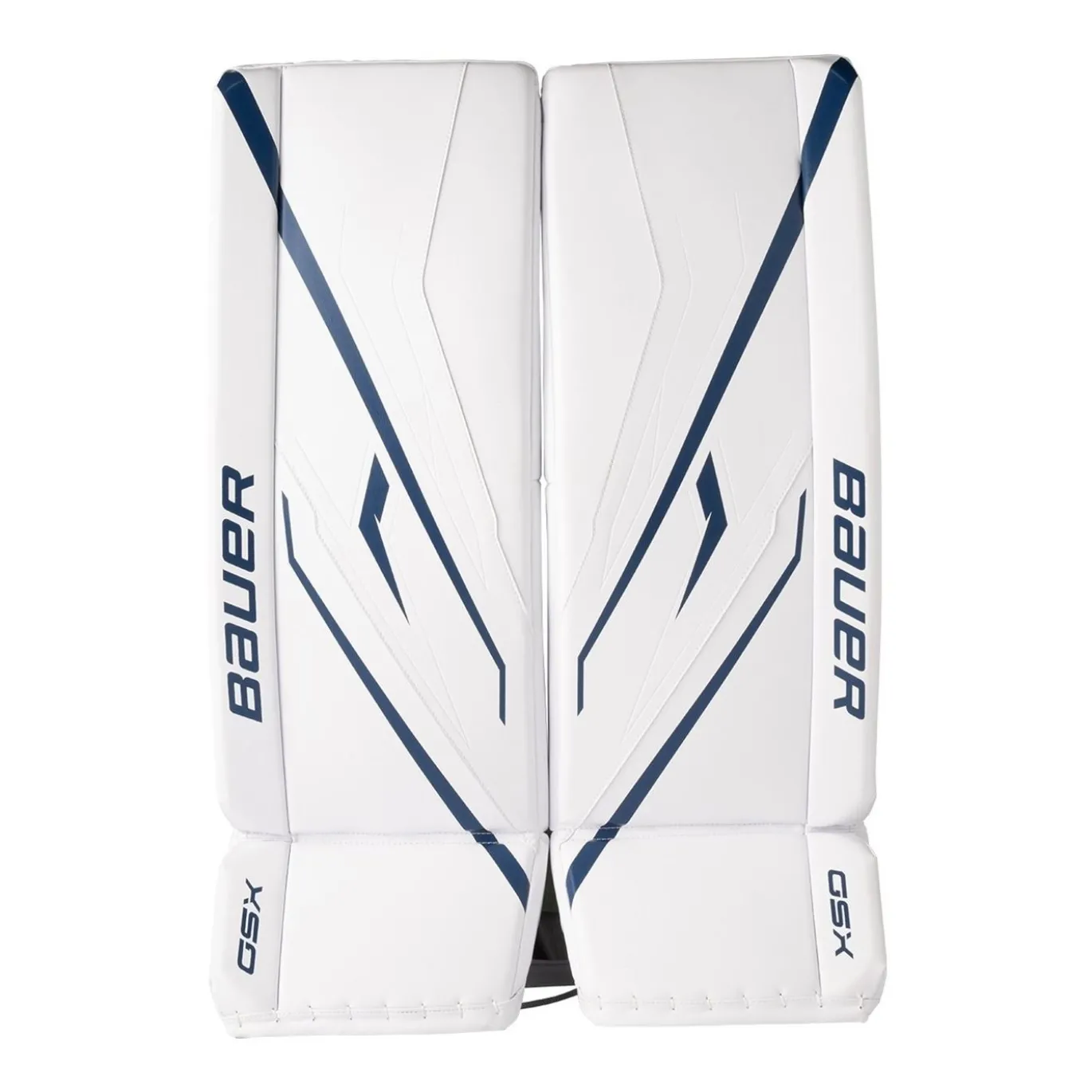 Bauer Målvaktsbenskydd GSX Sr White/Blue