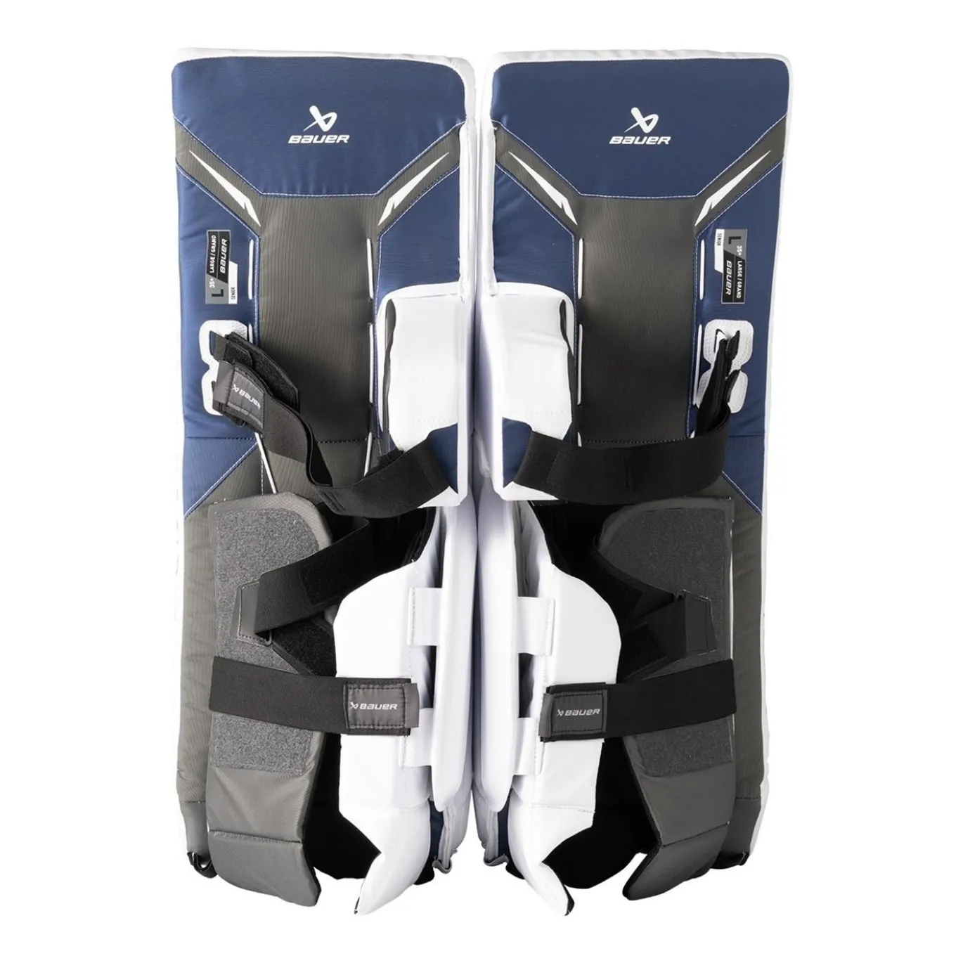 Bauer Målvaktsbenskydd GSX Sr White/Blue