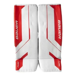 Bauer Målvaktsbenskydd Supreme Fuse Sr White/Red