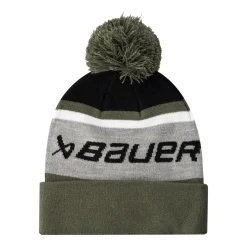 Bauer Mössa Intarsia Knit Pom Jr Grey/Green