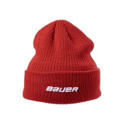 Bauer Mössa Team Ribbed Toque Sr Red