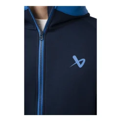 Bauer Tröja FLC Colorblock Fullzip Sr Navy