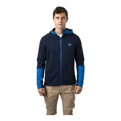 Bauer Tröja FLC Colorblock Fullzip Sr Navy