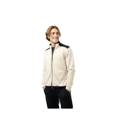 Bauer Tröja Full Zip FLC Texture Sr White