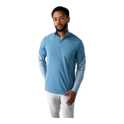 Bauer Tröja Golf Lightweight Knit 1/4 Zip Sr Blue