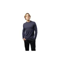 Bauer Tröja Långärmad FLC Merino Tech Sr Navy