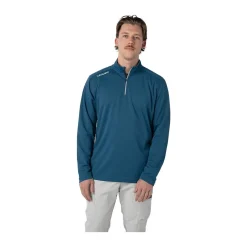 Bauer Tröja Premium Performance 1/4 ZIP Sr Blue