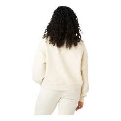 Bauer Tröja Quilted 1/4 Zip Womens Cream