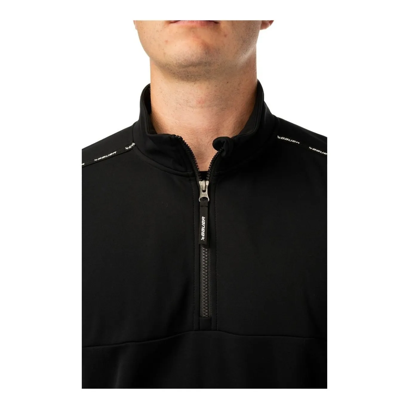 Bauer Tröja Team Fleece 1/2 Zip Sr Black