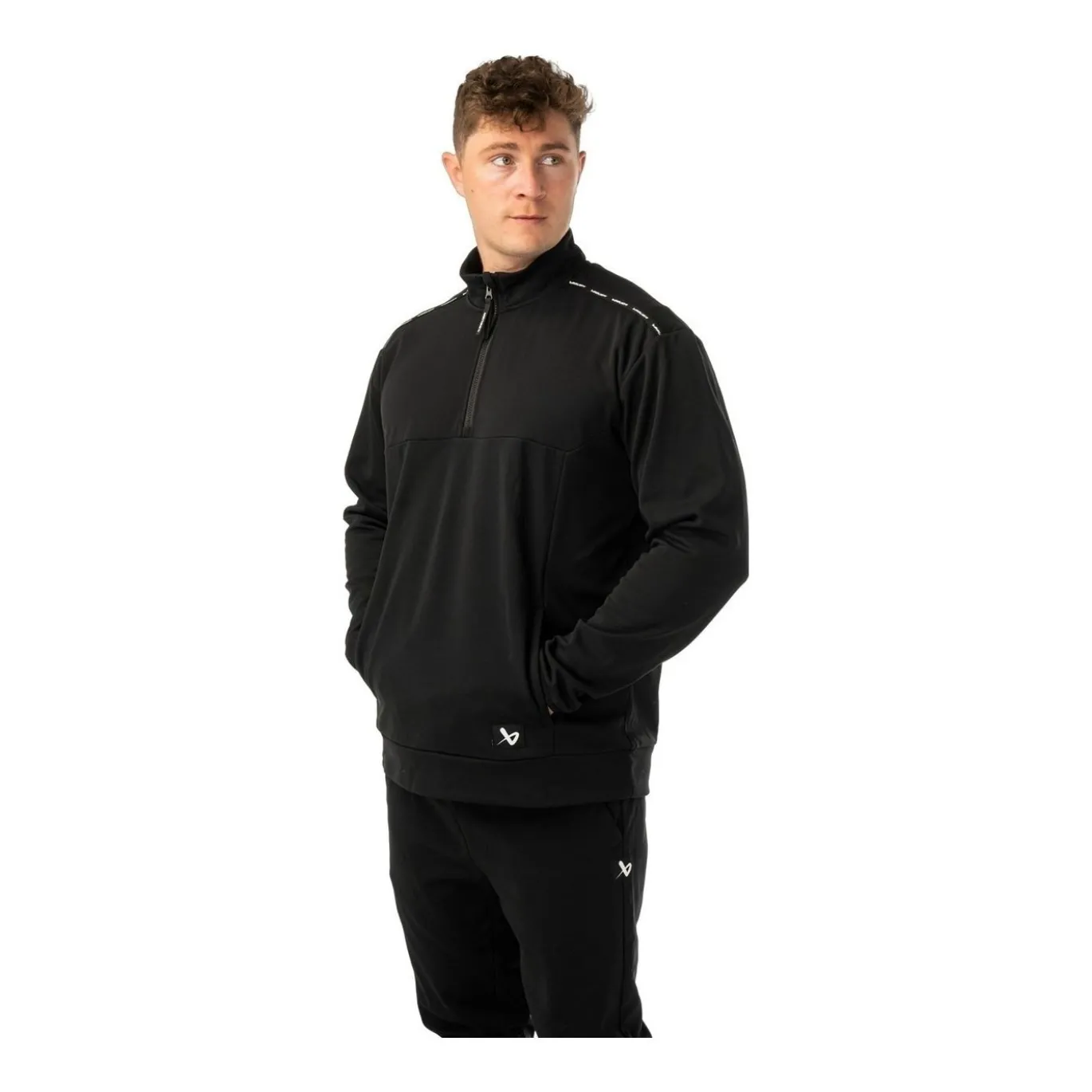 Bauer Tröja Team Fleece 1/2 Zip Sr Black