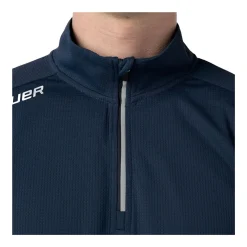Bauer Tröja Team Performance 1/4 Zip Sr Navy