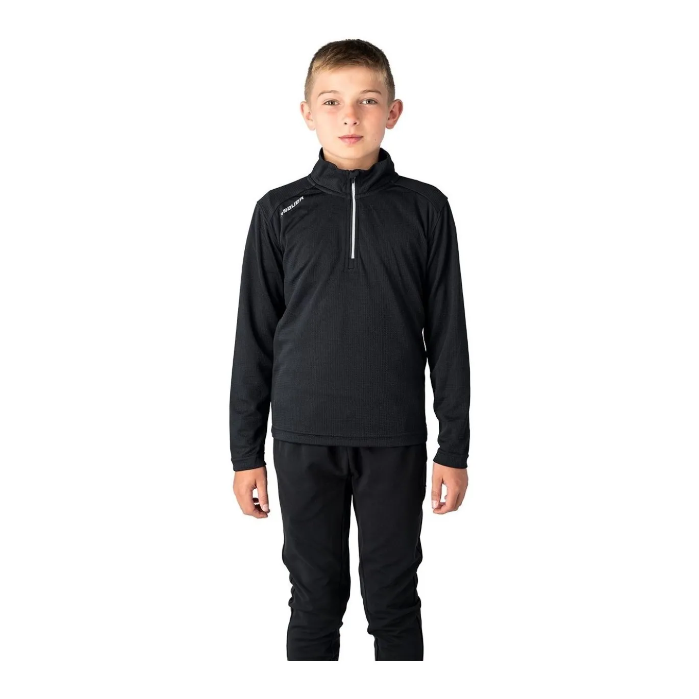 Bauer Tröja Team Performance 1/4 Zip Yth Black