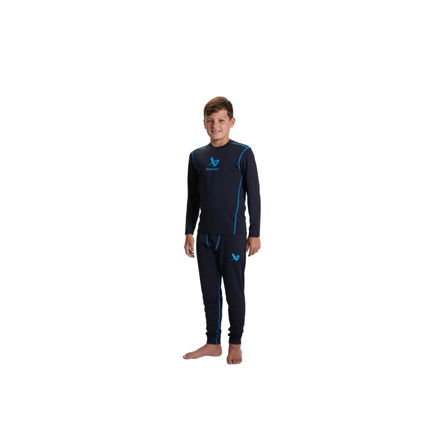 Bauer Underställströja Långärmad Basic Jr