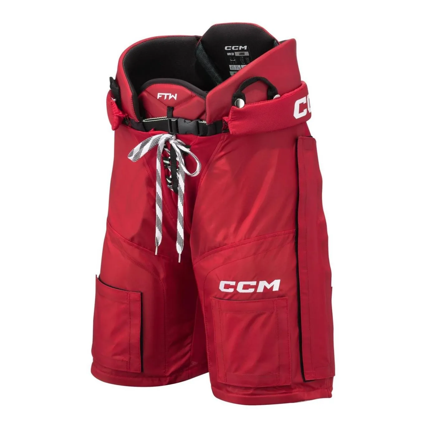 CCM Byxa Jetspeed FTW Velcro Sr Red