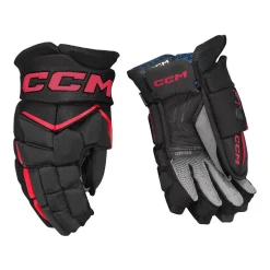 CCM Hockeyhandskar Jetspeed FT8 Sr Black/Red