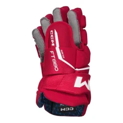CCM Hockeyhandskar Jetspeed FT880 Jr Red/White