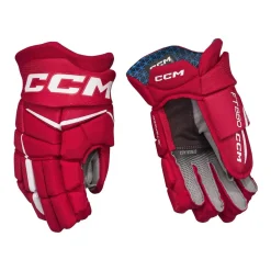 CCM Hockeyhandskar Jetspeed FT880 Jr Red/White