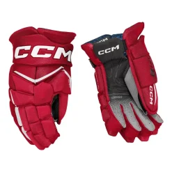 CCM Hockeyhandskar Jetspeed FT8 Jr Red/White