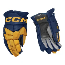 CCM Hockeyhandskar Jetspeed FT8 Jr Navy/Sunflower