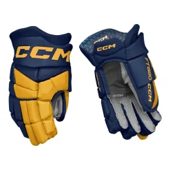 CCM Hockeyhandskar Jetspeed FT880 Jr Navy/Sunflower