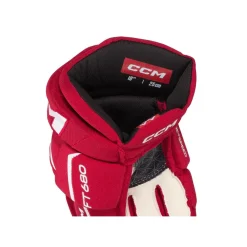 CCM Hockeyhandskar Jetspeed 680 Jr Red/White