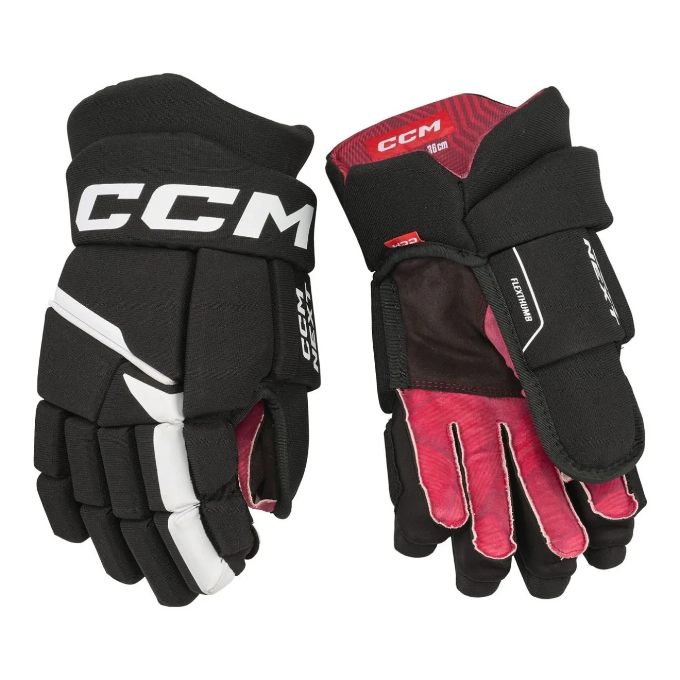 CCM Hockeyhandskar Next Jr Black/White