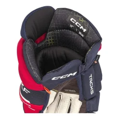 CCM Hockeyhandskar Tacks XF Jr Navy/Red/White