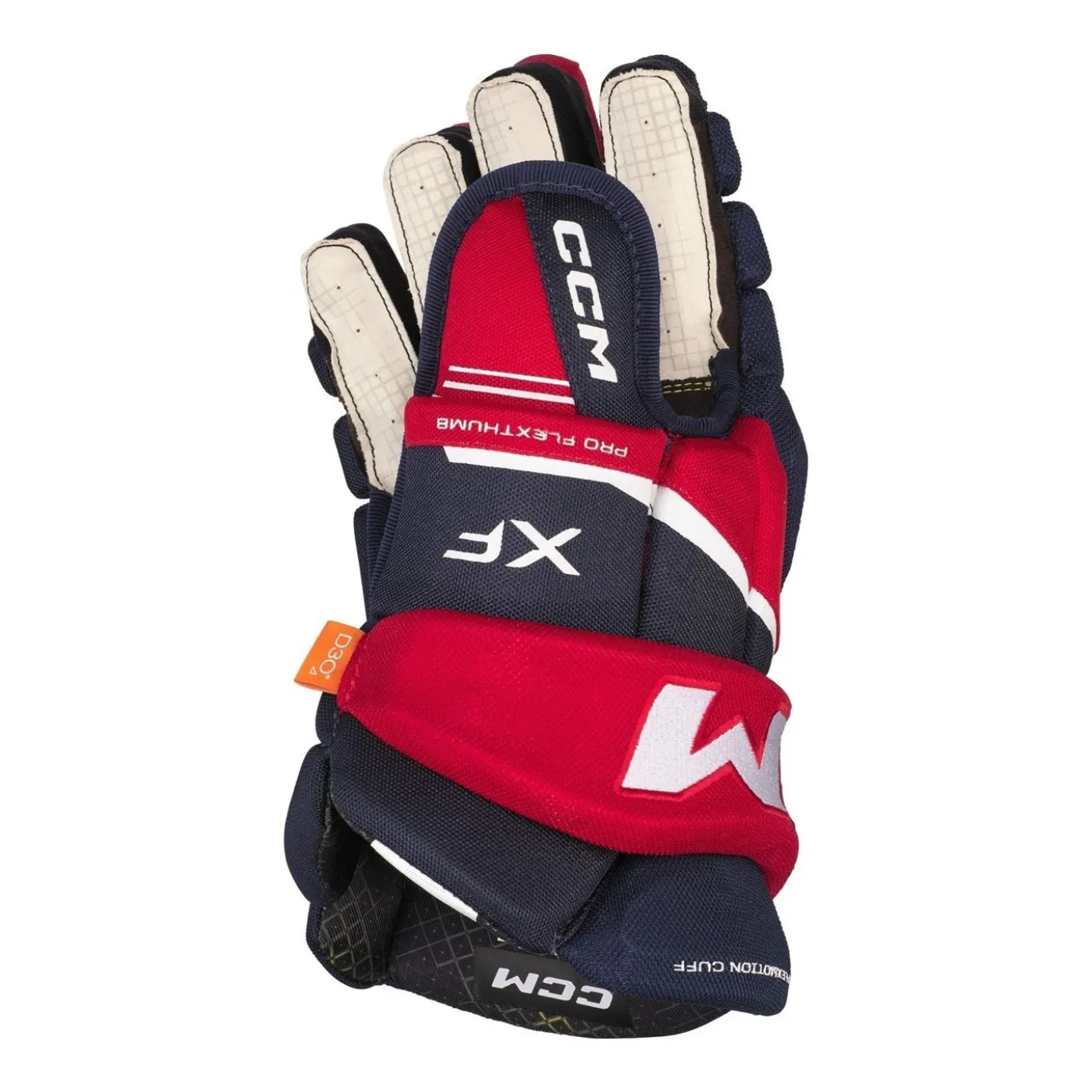 CCM Hockeyhandskar Tacks XF Jr Navy/Red/White