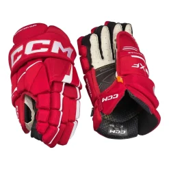 CCM Hockeyhandskar Tacks XF Jr Red/White
