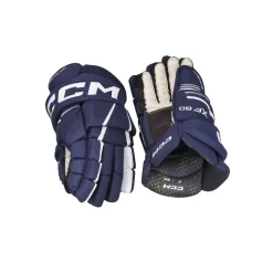 CCM Hockeyhandskar Tacks XF 80 Jr Navy/White