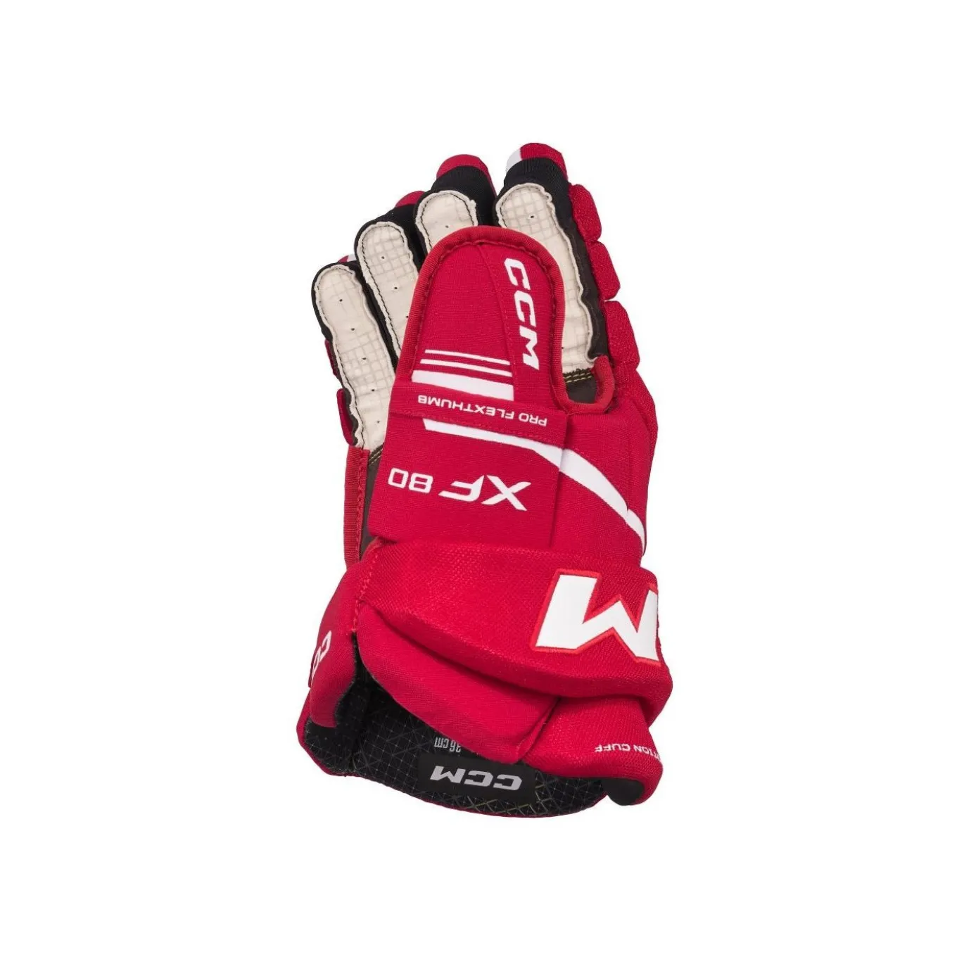 CCM Hockeyhandskar Tacks XF 80 Jr Red/White