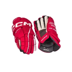 CCM Hockeyhandskar Tacks XF 80 Jr Red/White