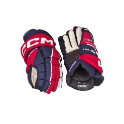 CCM Hockeyhandskar Tacks XF 80 Jr Navy/Red/White