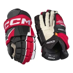 CCM Hockeyhandskar Tacks XF Pro Jr Black/Red/White