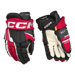 CCM Hockeyhandskar Tacks XF Pro Jr Black/Red/White