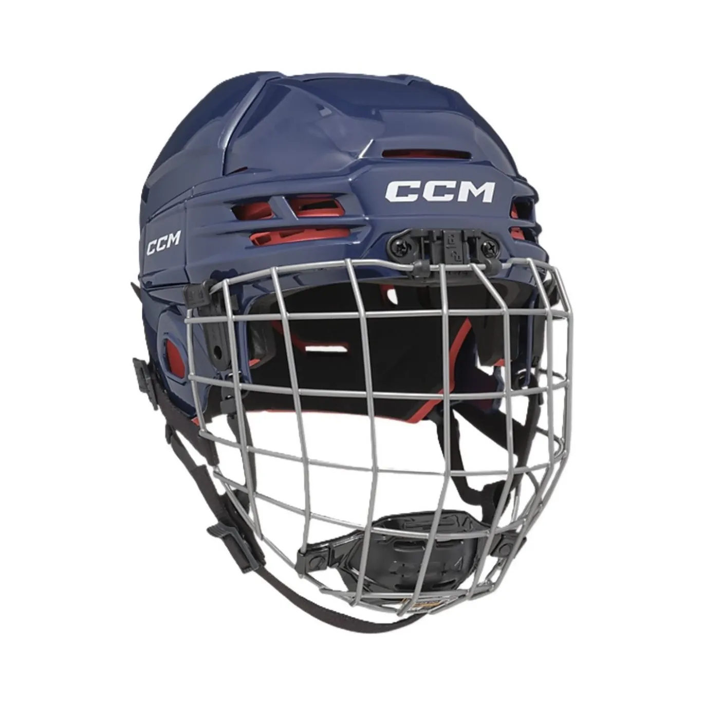 CCM Hockeyhjälm Tacks 70 Combo Jr Navy